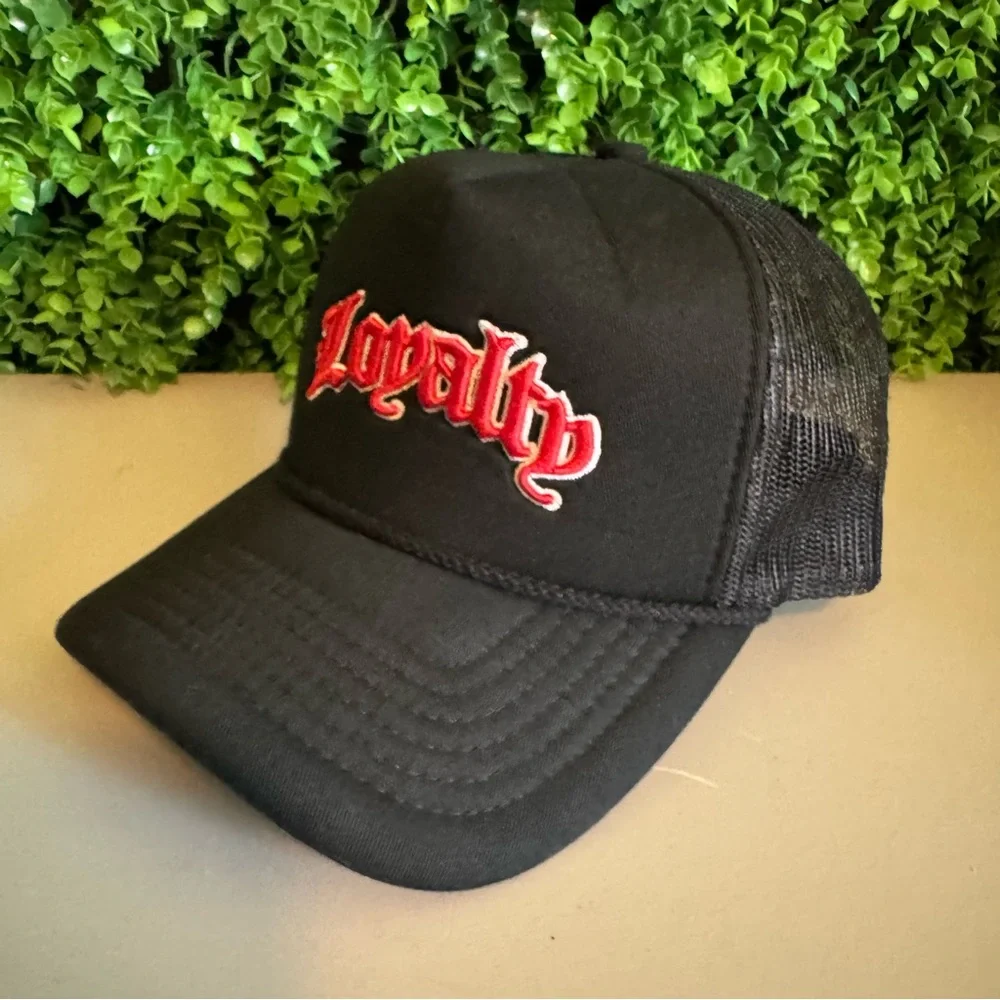Muka Headwear Black Red Loyalty Snapback Adjustable
